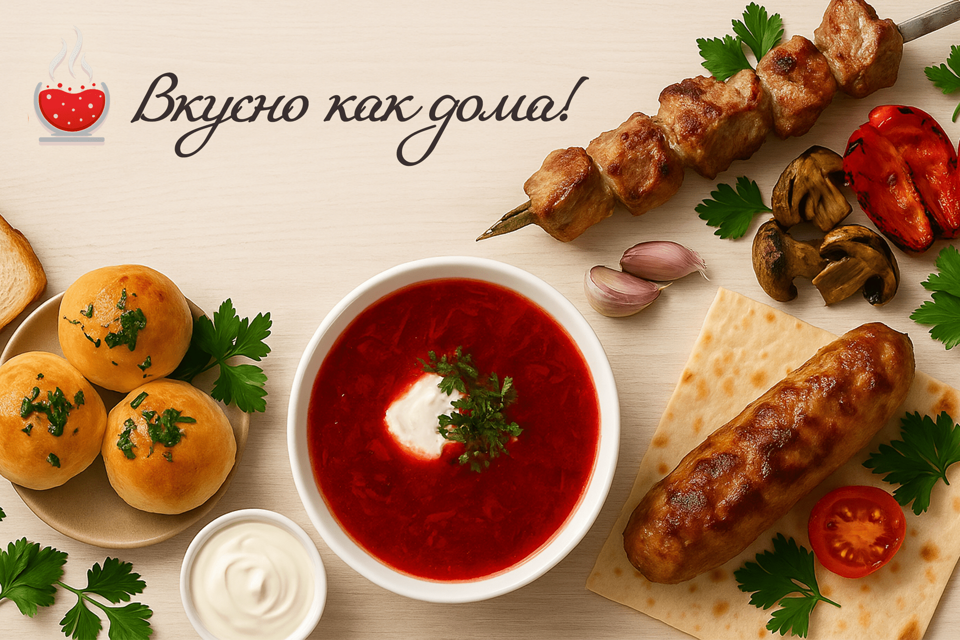 Борщ - главный баннер
