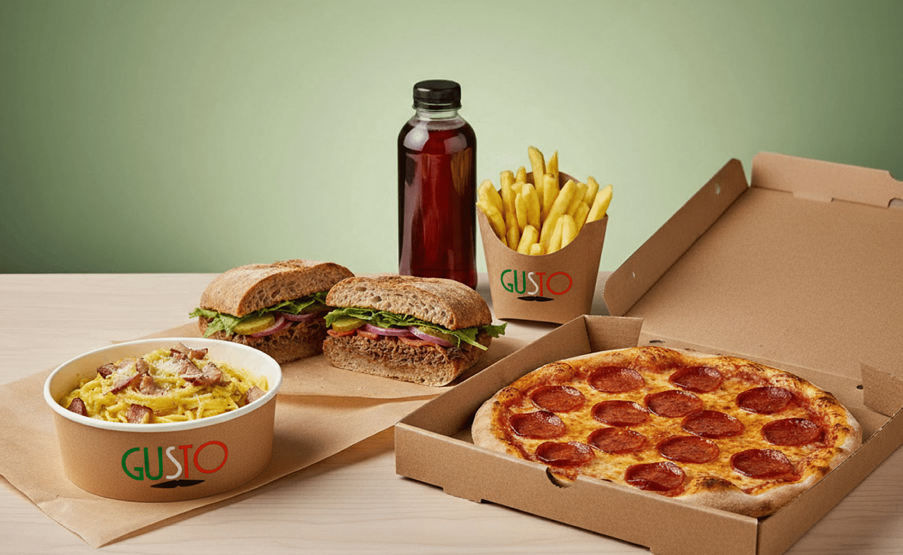 GUSTO - главный баннер