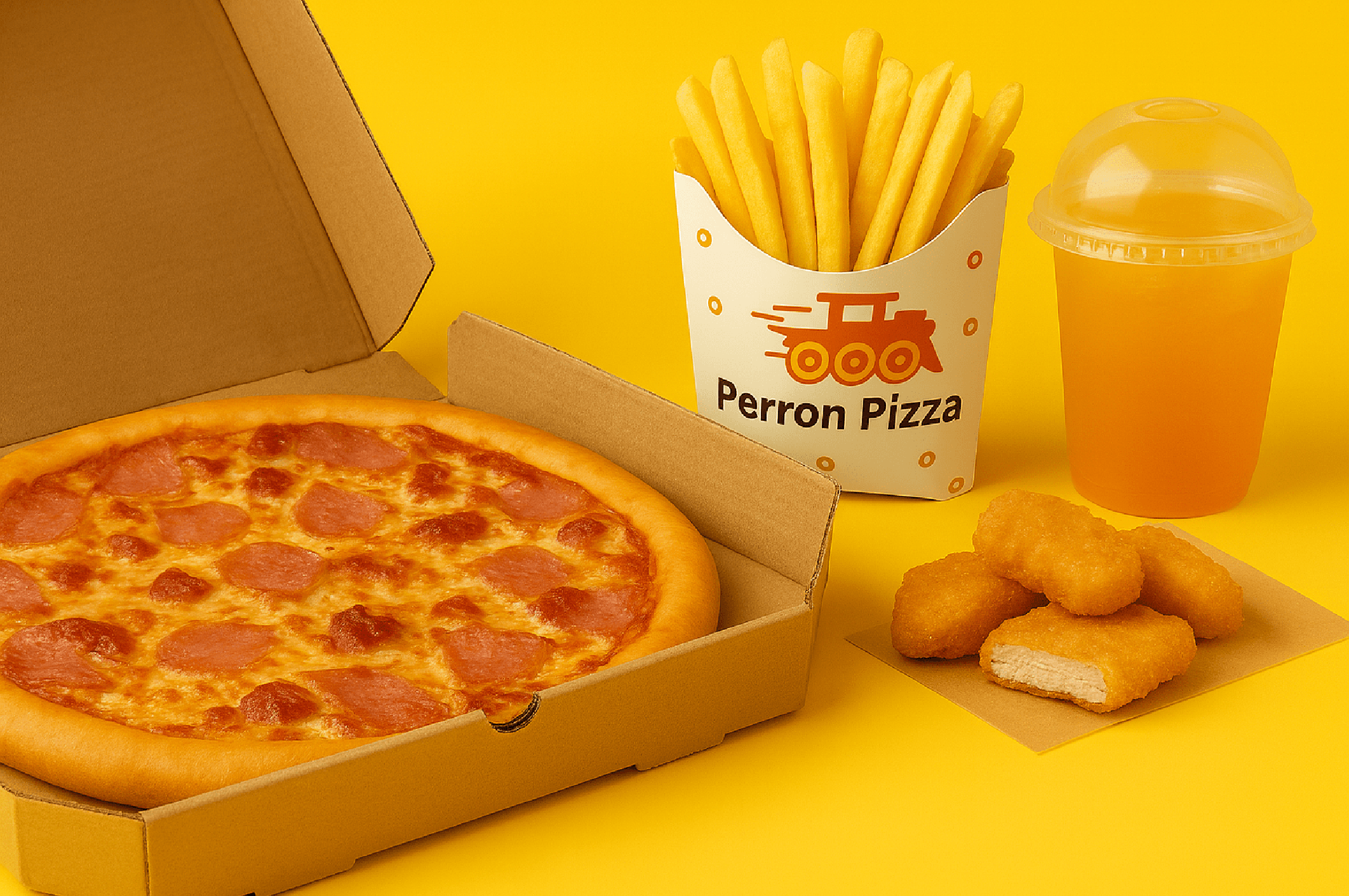 Perron pizza - главный баннер