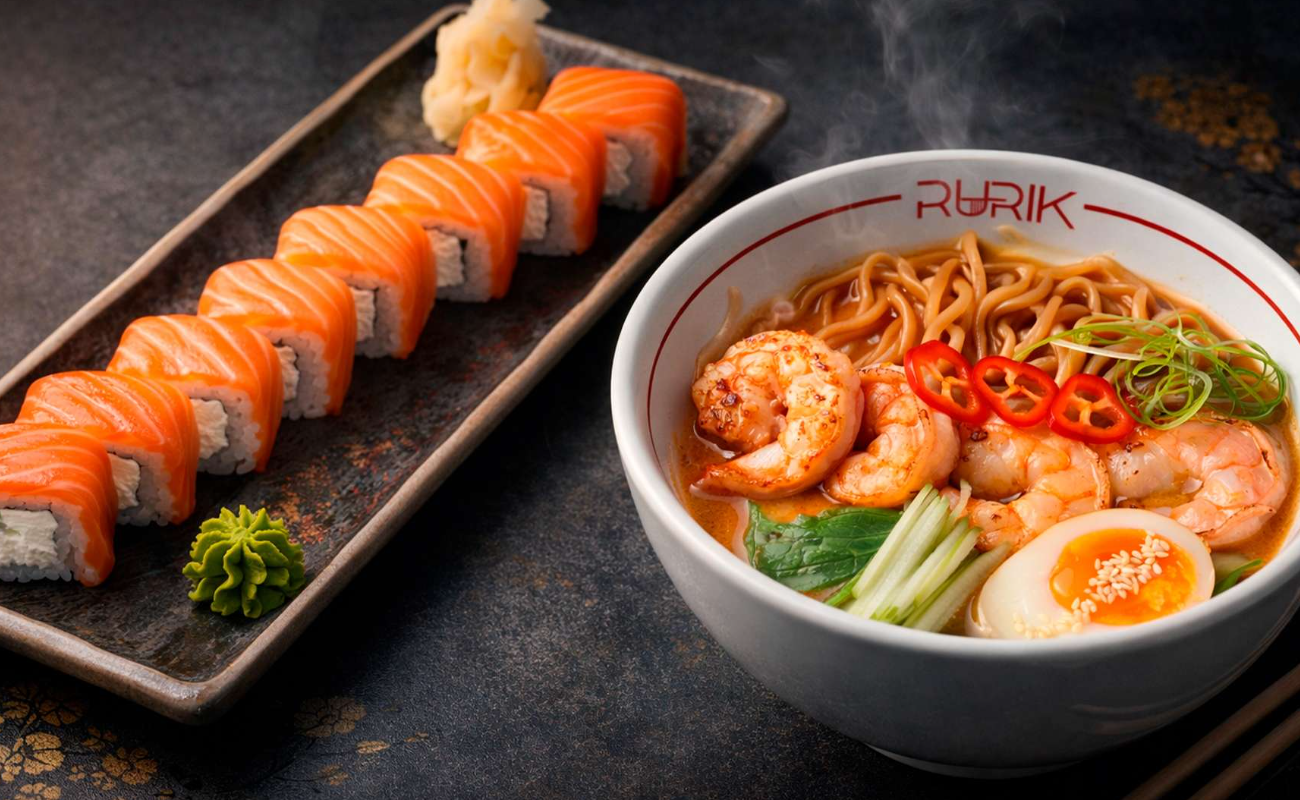 Ru-Rik Ramen & Sushi - главный баннер