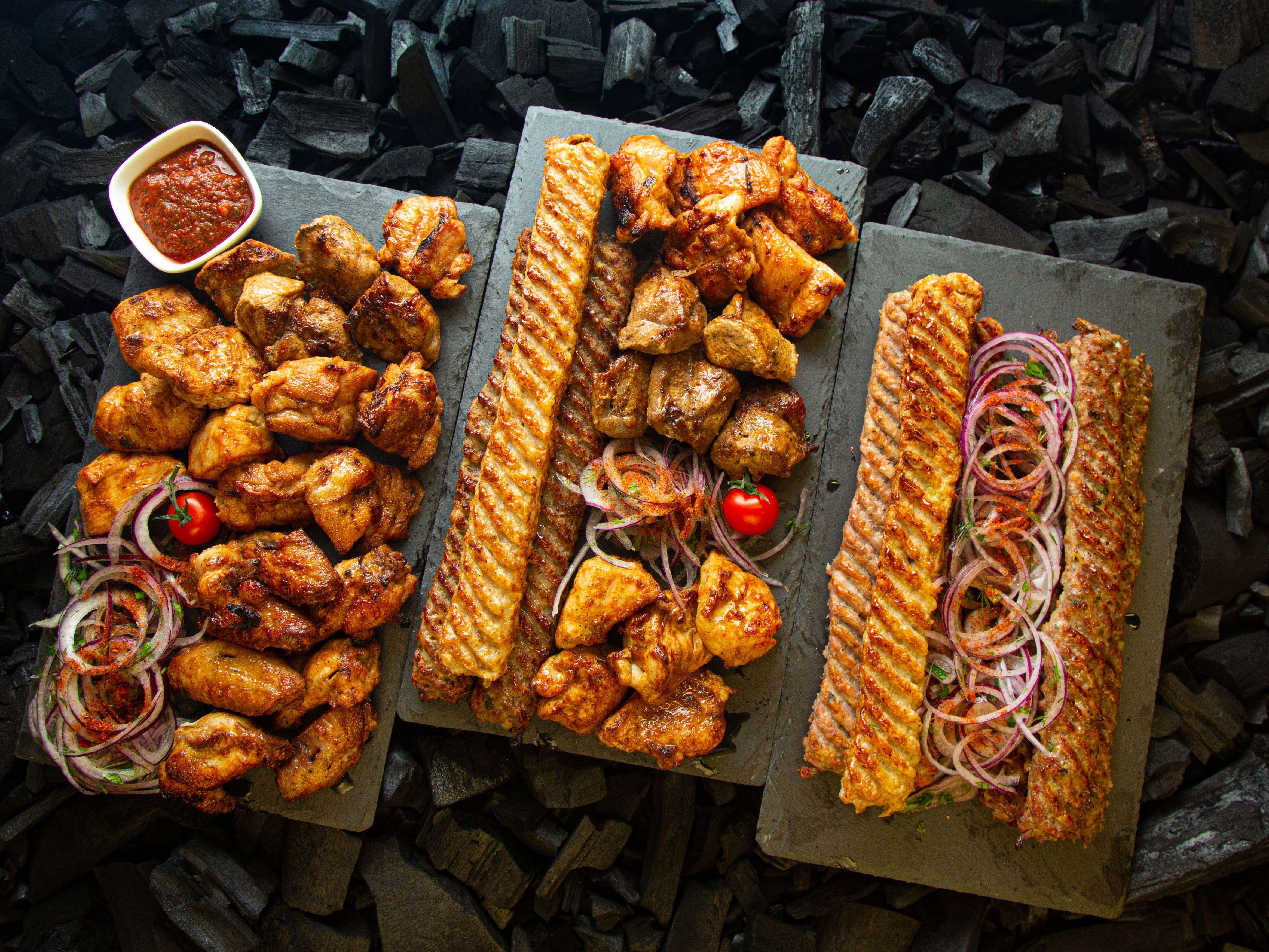 Сочно.Мощно - мясо на углях - главный баннер