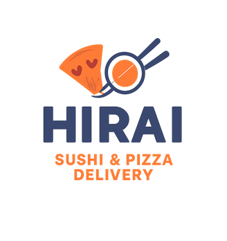 Hirai sushi pizza - логотип