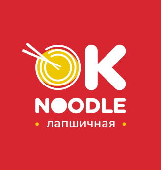 Ok noodle - логотип