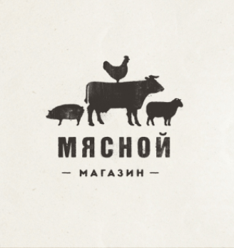 Магазин «Мясной» - логотип