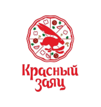 Пицца «Красный Заяц» - логотип