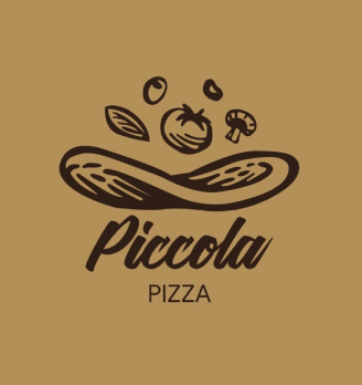 Piccola pizza - логотип