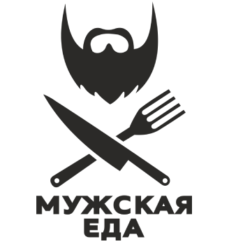 Мужская еда - логотип