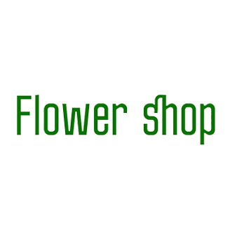 Flower shop - логотип