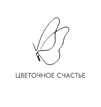 Цветочное счастье - логотип