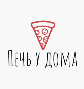 Печь у дома - логотип
