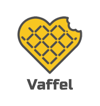 Vaffel - логотип
