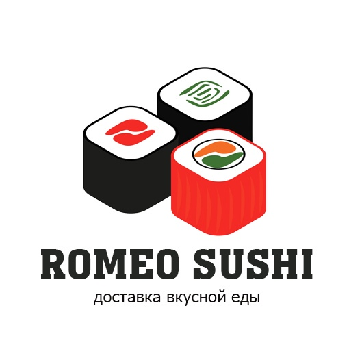 Romeo sushi - логотип