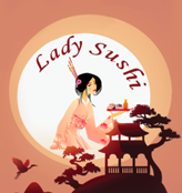 Lady Sushi - логотип