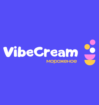 VibeCream мороженое - логотип