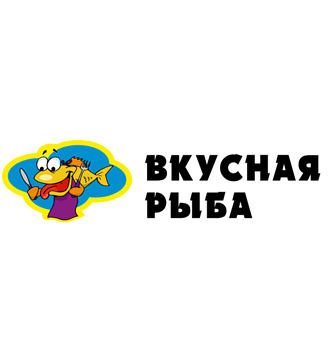 Вкусная рыба суши-роллы - логотип