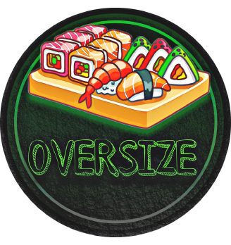 Oversize суши - логотип