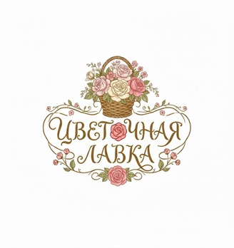 Цветочная лавка - логотип