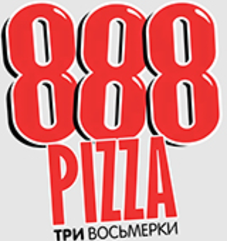 888 Pizza - логотип