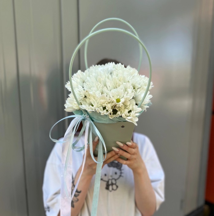 Сумочка с ромахами