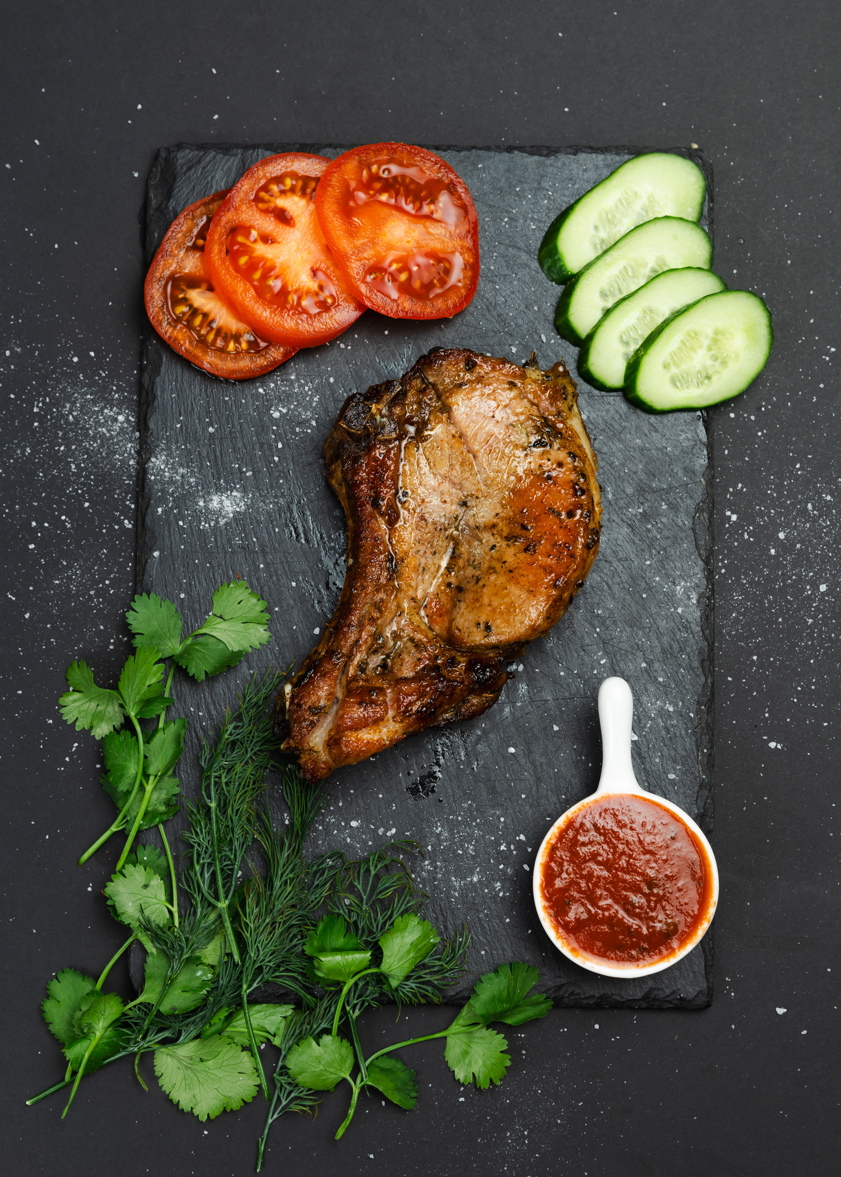 Антрекот из свинины 