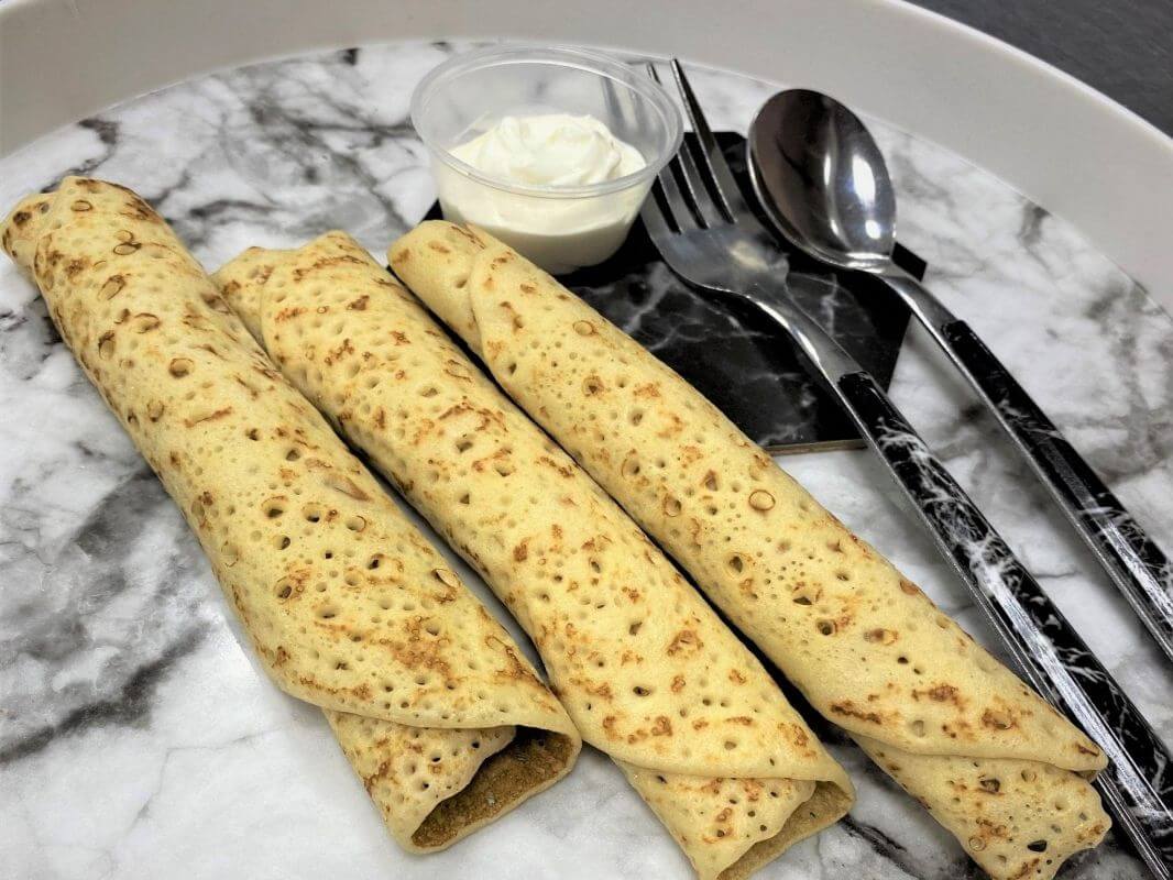 Блины с мясом