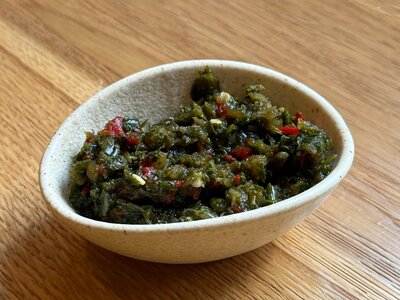 Аджика зелёная