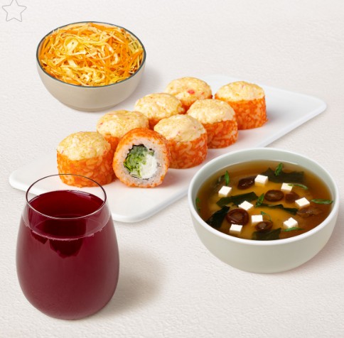 Бизнес-ланч Аппетитный L с морсом из черной смородины