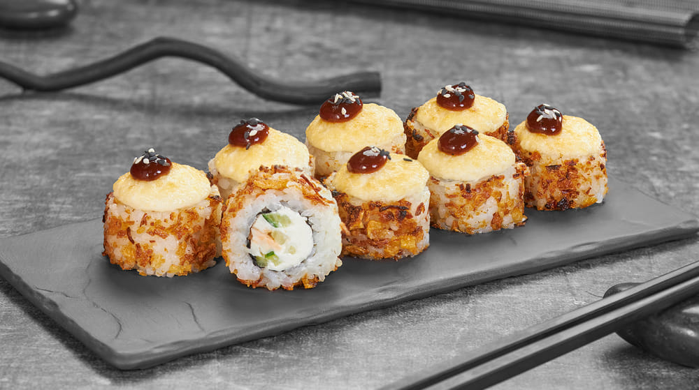 Ролл Чикен фри хот запеченный