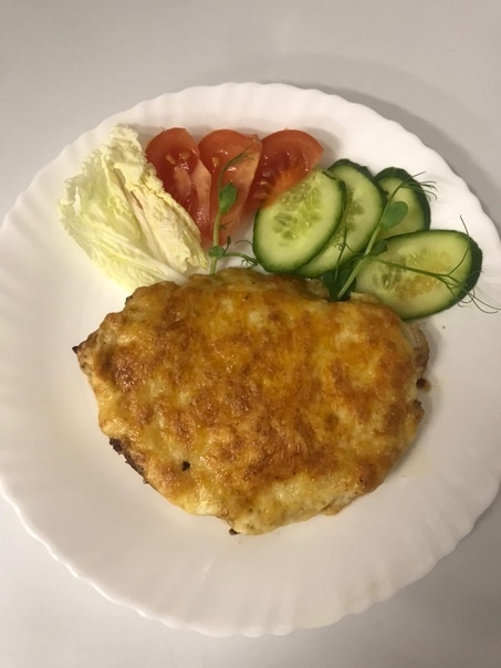 Свинина под сырной корочкой
