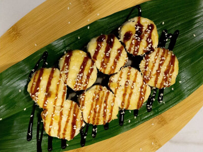 Запечённая курица-креветка