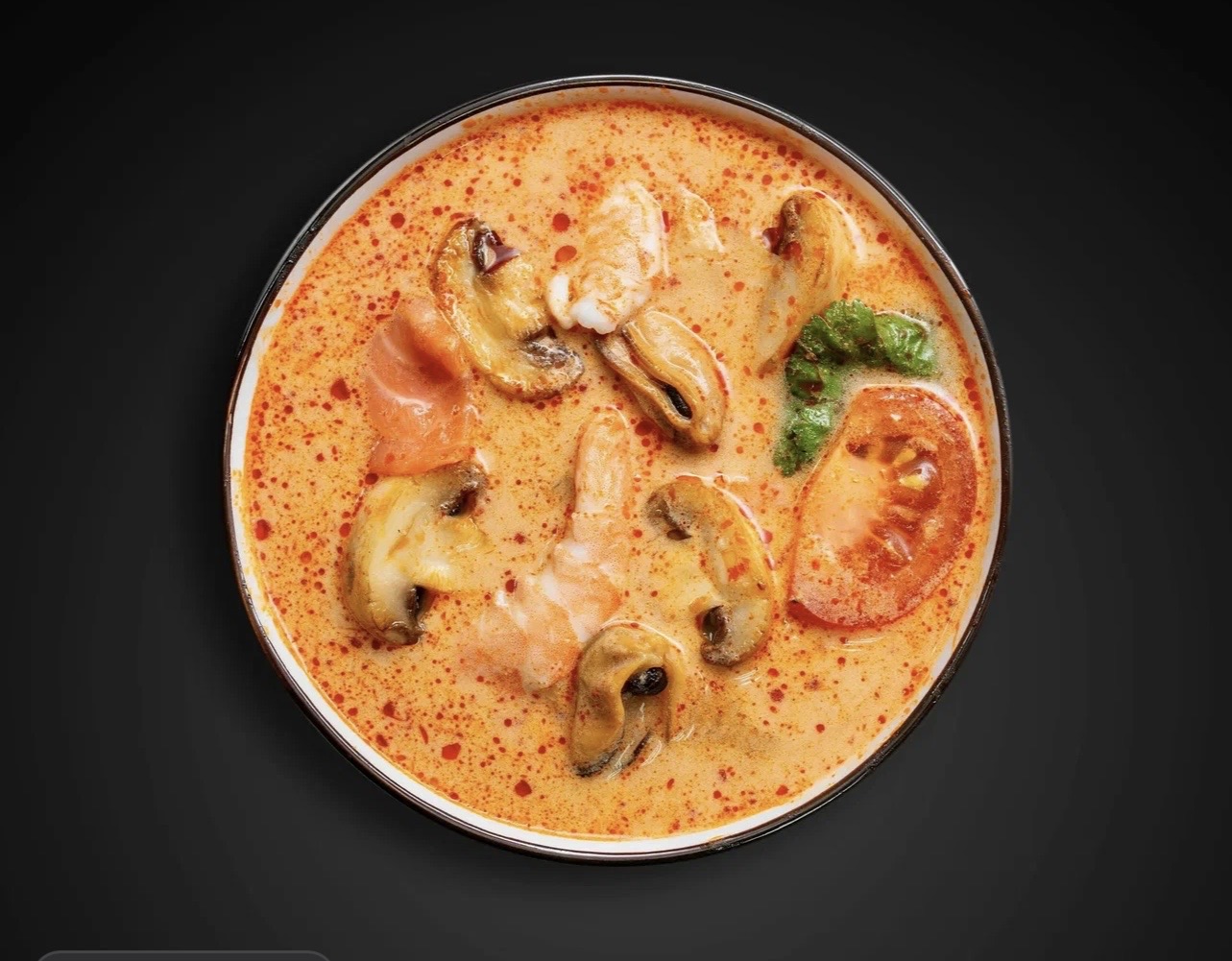 Том ям ( креветка мидии )