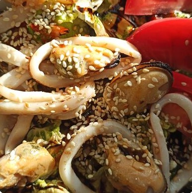 Салат с Морепродуктами