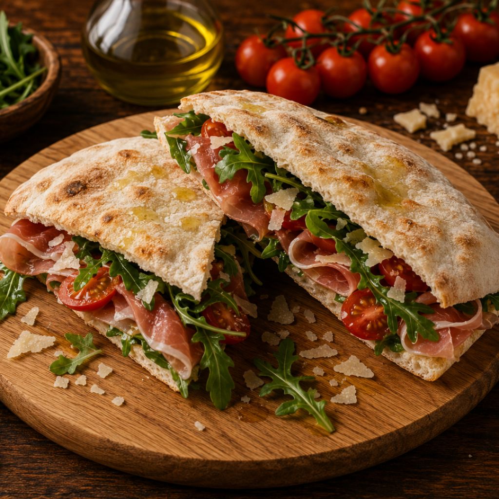 Панини с пармской ветчиной