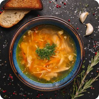 Домашняя куриная лапша