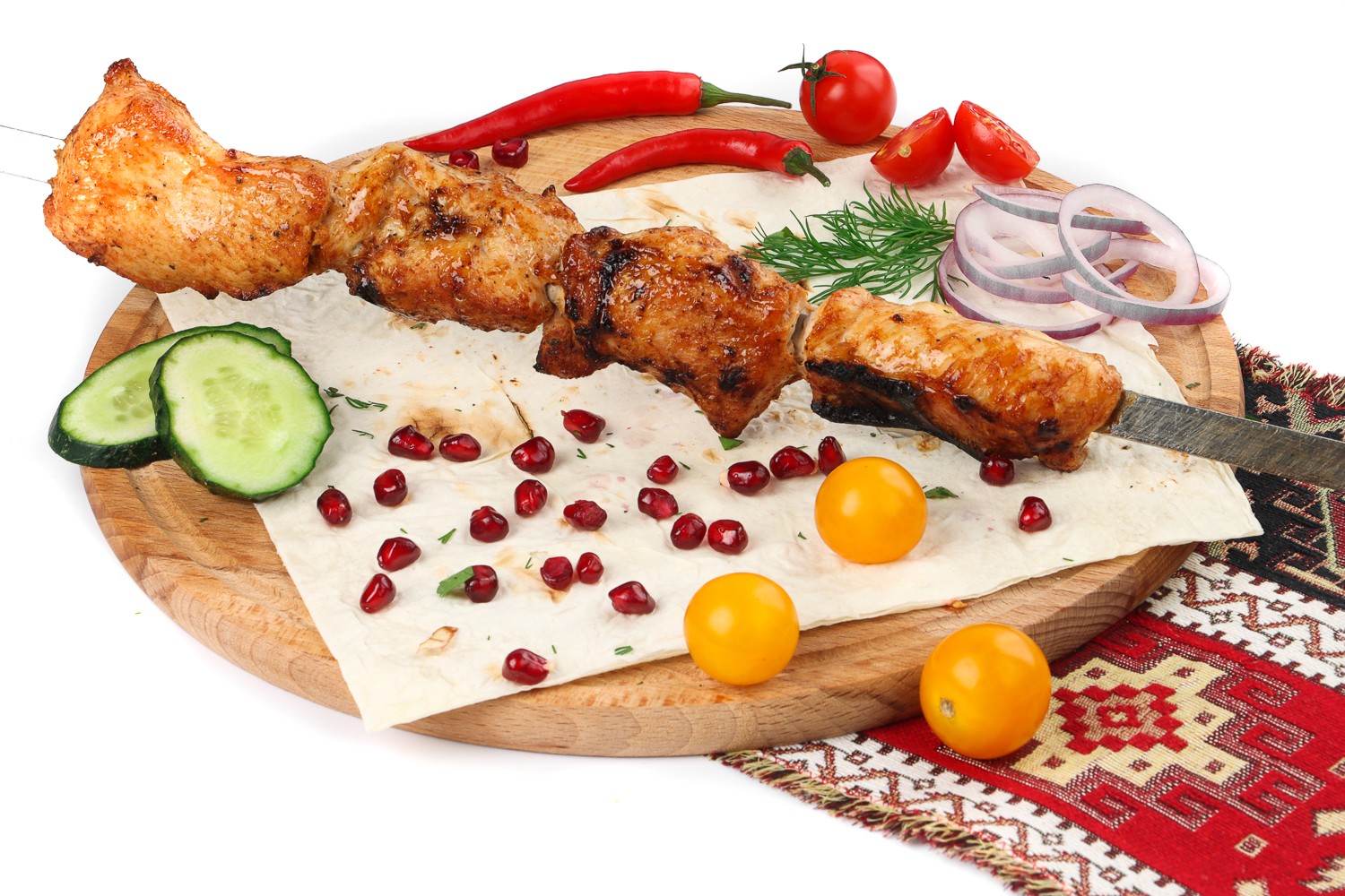 Шашлык из куриной грудки