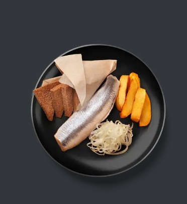 Закуска по-сибирски с сельдью 1порц
