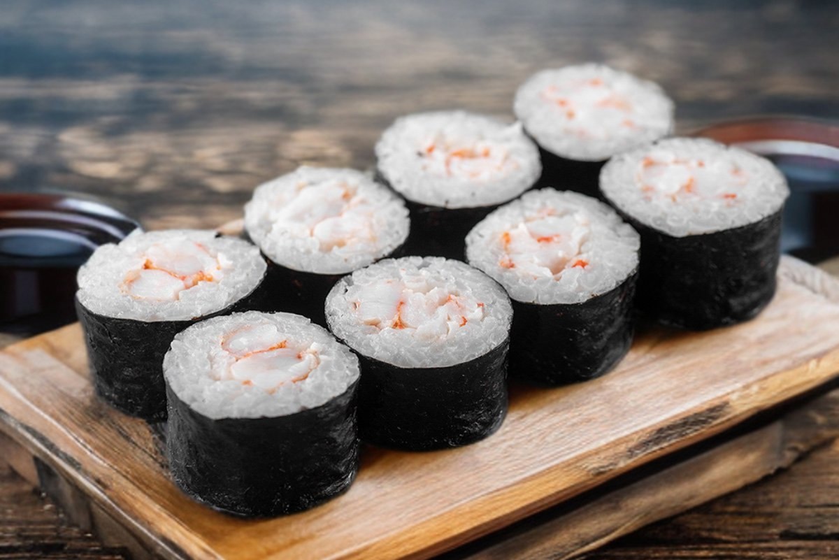 Маки с креветкойあ