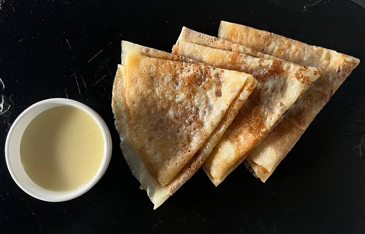 Блины с маслом