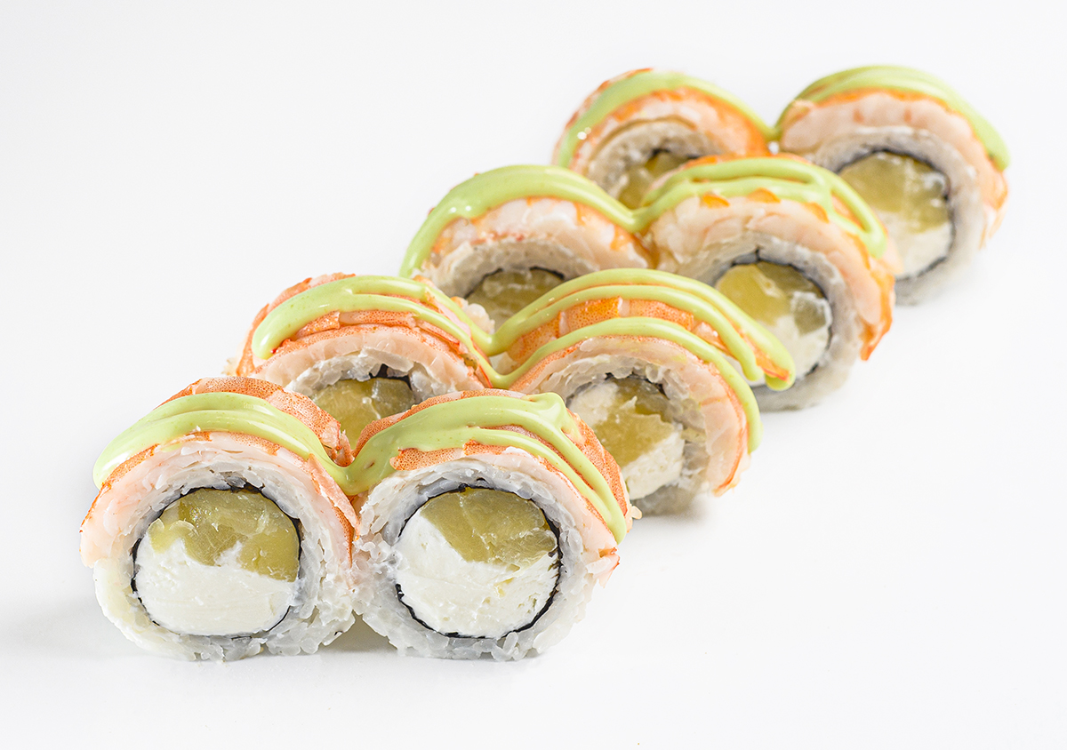 Фила с креветкой и ананасом