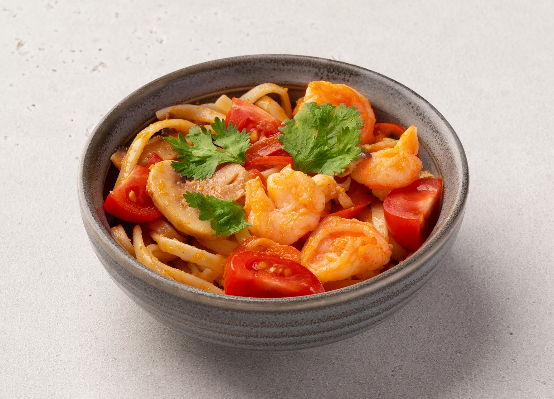 Wok том ям с креветками M