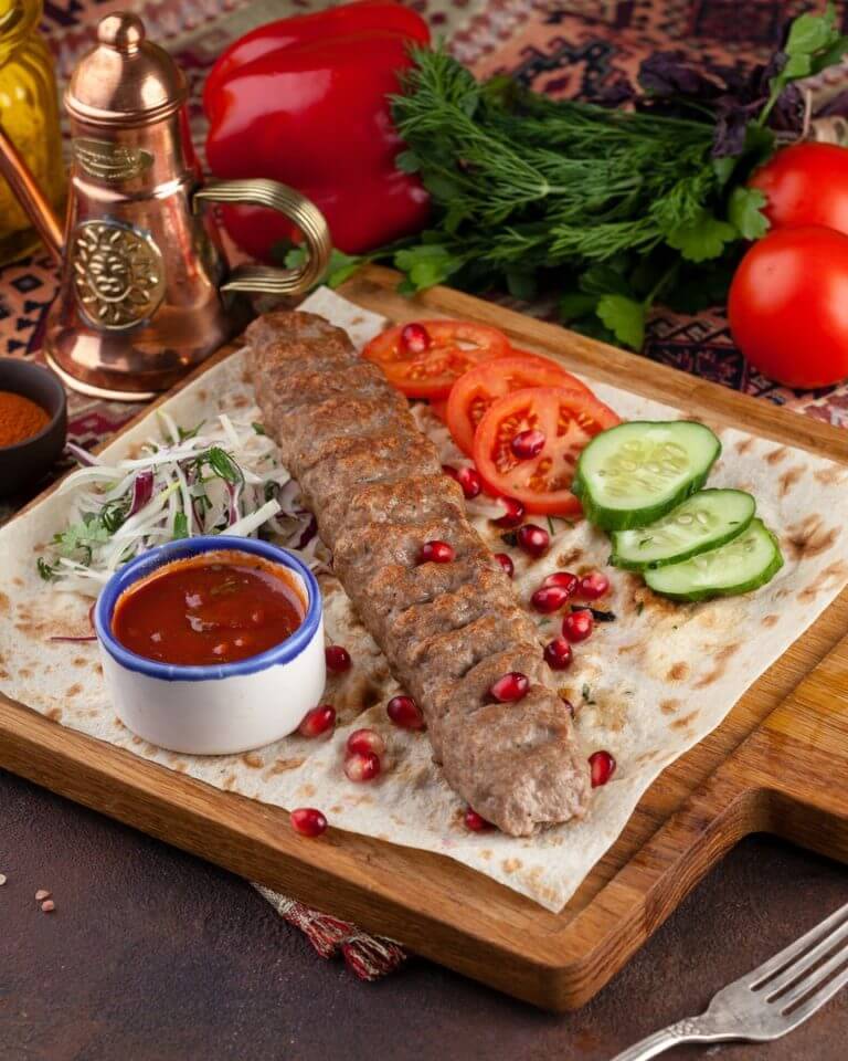 Люля-кебаб из свинины