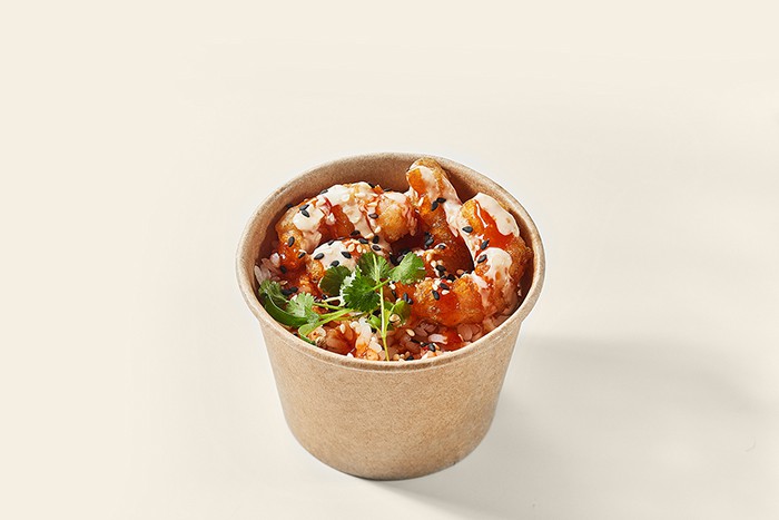 Мини-боул с креветками