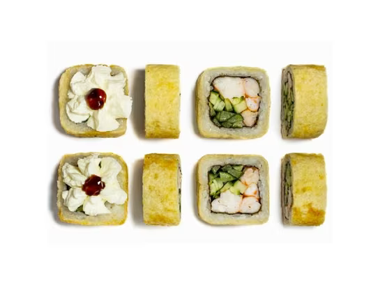 Жареный ролл Фишка с креветкой