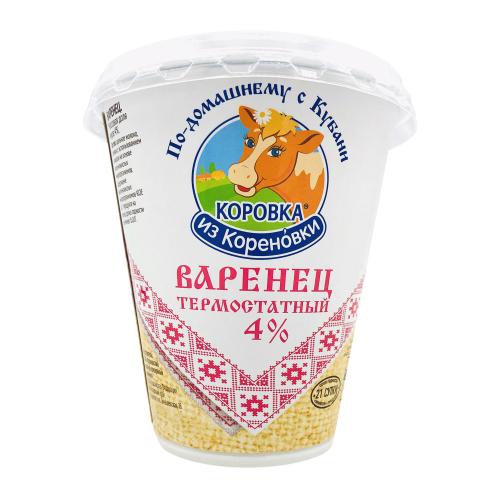 Варенец Коровка из Кореновки Термостатный 4% 350мл