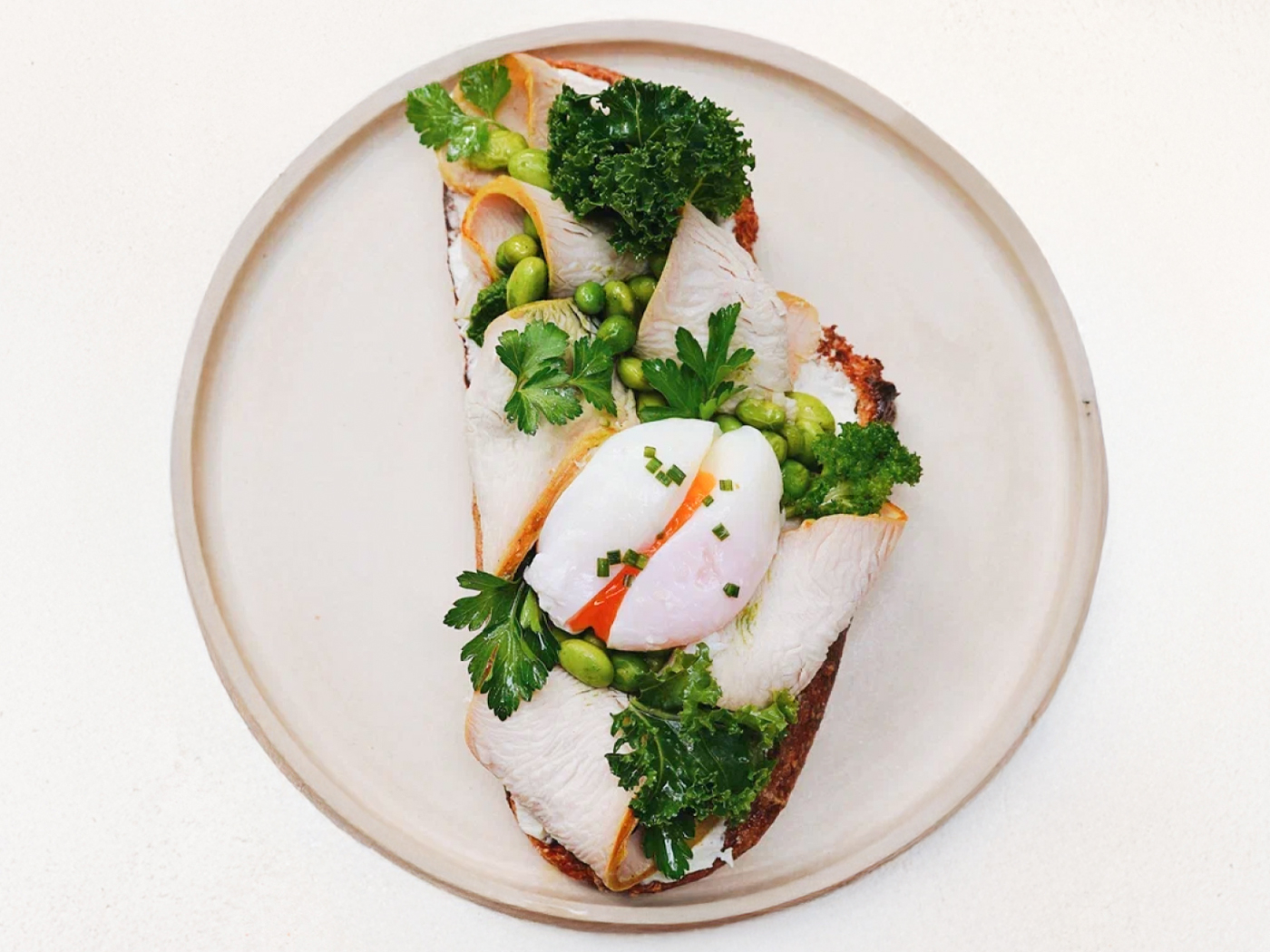 Тост с индейкой