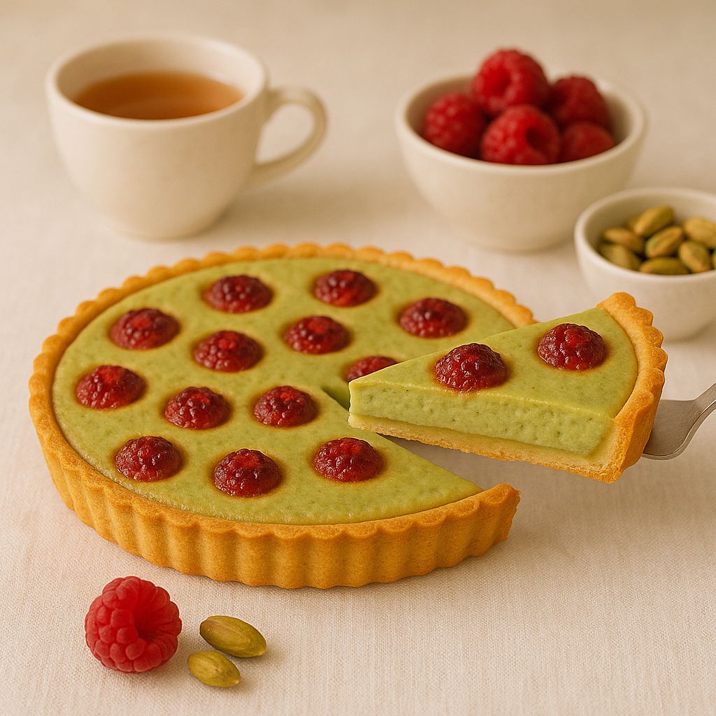 Малина с фисташковым кремом, большой