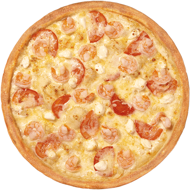 Пицца Весёлая креветка (33 см)
