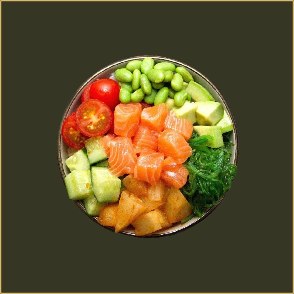 Поке с лососем