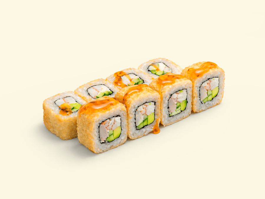 Жаренный ролл крабс