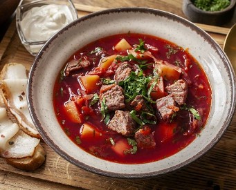 Домашний борщ